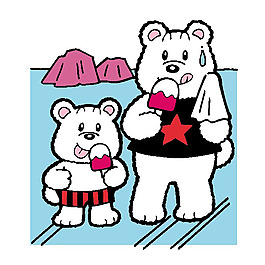 位图 动物 小熊 可爱卡通 色彩 免费素材