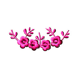 绣花 内衣绣花 色彩 粉红色 花卉 免费素材