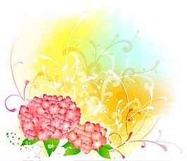 位圖 色彩 抽象 花卉 黃色 免費(fèi)素材