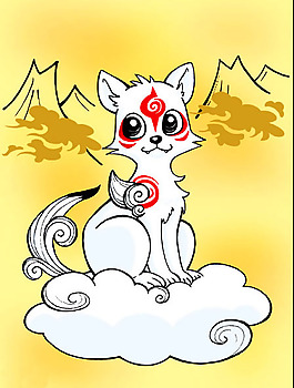 位圖 色彩 狗 黃色 白色 免費(fèi)素材