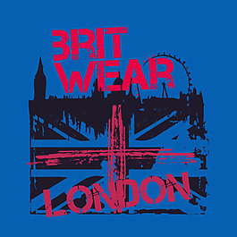 印花矢量圖 徽章標(biāo)記 色彩 米字旗 休閑 免費(fèi)素材