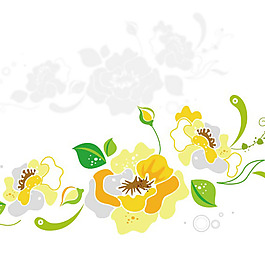 印花矢量圖 色彩 毛衫印花 優(yōu)雅植物花卉 灰色 免費(fèi)素材