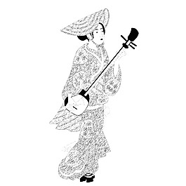 位圖 人物 女人 色彩 黑白色 免費素材