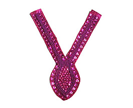 釘珠 領(lǐng)邊釘珠 V形衣領(lǐng) 領(lǐng)花裝飾 時尚衣領(lǐng) 免費素材
