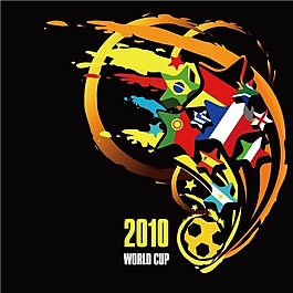 印花矢量圖 色彩 黑白色 五顏六色 五角星 免費素材