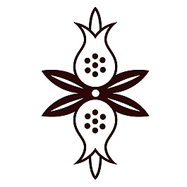 印花矢量圖 花紋花卉 色彩 棕色 抽象 免費素材