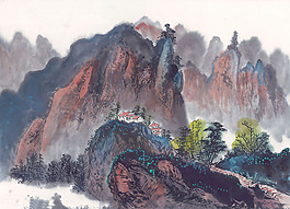 位圖 風(fēng)景 山 山水畫 水墨畫 免費素材