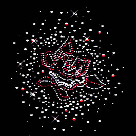 燙鉆 花卉 色彩 黑白色 時尚 免費(fèi)素材