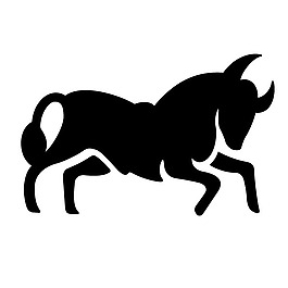 印花矢量圖 動(dòng)物 牛 抽象動(dòng)物 色彩 免費(fèi)素材