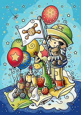 位圖 插畫 卡通插畫 色彩 五顏六色 免費素材