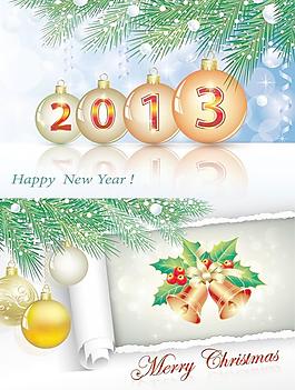 2013新的一年的圣誕卡