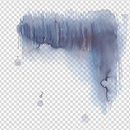 藍色水墨AE源文件模板