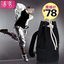 男士炫酷黑色背包直通車圖