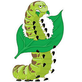 印花矢量圖 動物 昆蟲 菜蟲 色彩 免費素材