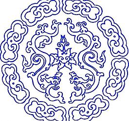 青花瓷圖案