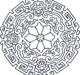青花瓷圖案