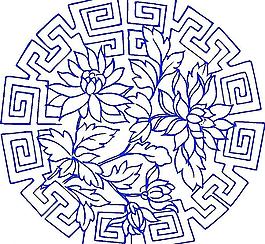 青花瓷圖案
