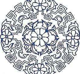 青花瓷圖案