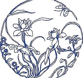青花瓷圖案