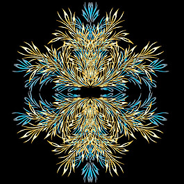 印花矢量圖 圖案概括 色彩 黃色 藍色 免費素材