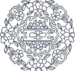 青花瓷圖案 花紋