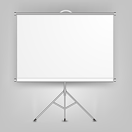 空白演示文稿展板矢量素材
