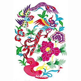 位圖 動(dòng)物 鳳凰 優(yōu)雅植物 花 免費(fèi)素材
