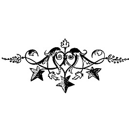 印花矢量圖 色彩 黑白色 徽章標(biāo)記 五角星 免費(fèi)素材