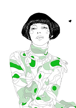 位圖 色彩 黑白色 灰色 綠色 免費(fèi)素材