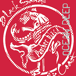 印花矢量圖 文字 英文 色彩 紅色 免費素材