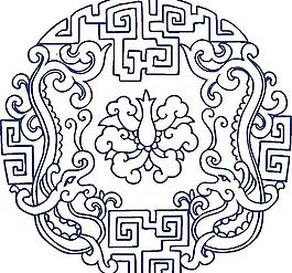 古典花紋圖案