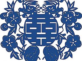 雙喜圖案