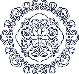 古典花紋