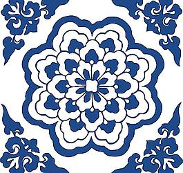 時(shí)尚花紋圖案