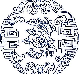 古典花紋