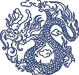 龍圖案