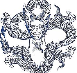 龍圖案