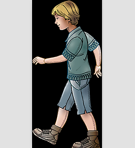 兒童走路AE源文件模板