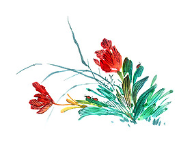 位圖 優(yōu)雅植物花卉 毛衫印花 優(yōu)雅植物 色彩 免費(fèi)素材