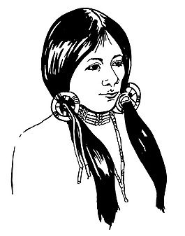 位圖 人物 女人 色彩 黑白色 免費素材