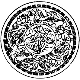 印花矢量圖 花卉 動(dòng)物 色彩 黑白色 免費(fèi)素材