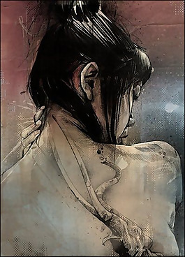 位圖 人物 女人 色彩 彩色 免費素材