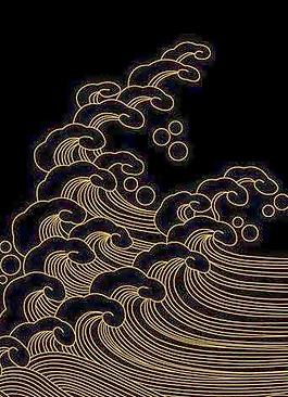 暗藍(lán)色的地面線圖