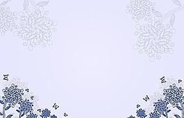 青花瓷背景