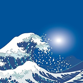 印花矢量圖 色彩 藍(lán)色 白色 灰色 免費(fèi)素材
