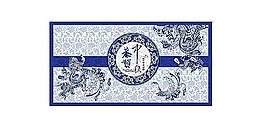 青花模板 中秋