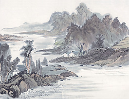 位圖 風(fēng)景 山 山水畫 水墨畫 免費素材