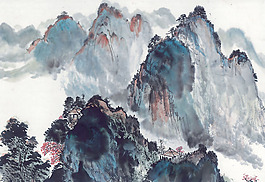 位圖 風(fēng)景 山 山水畫 水墨畫 免費素材