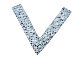 釘珠 領(lǐng)邊釘珠 V形衣領(lǐng) 領(lǐng)花裝飾 時尚衣領(lǐng) 免費素材
