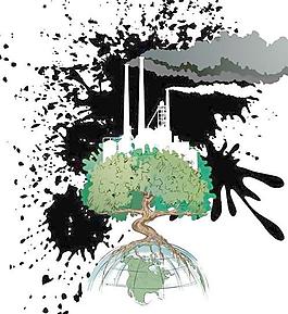 被污染的地球